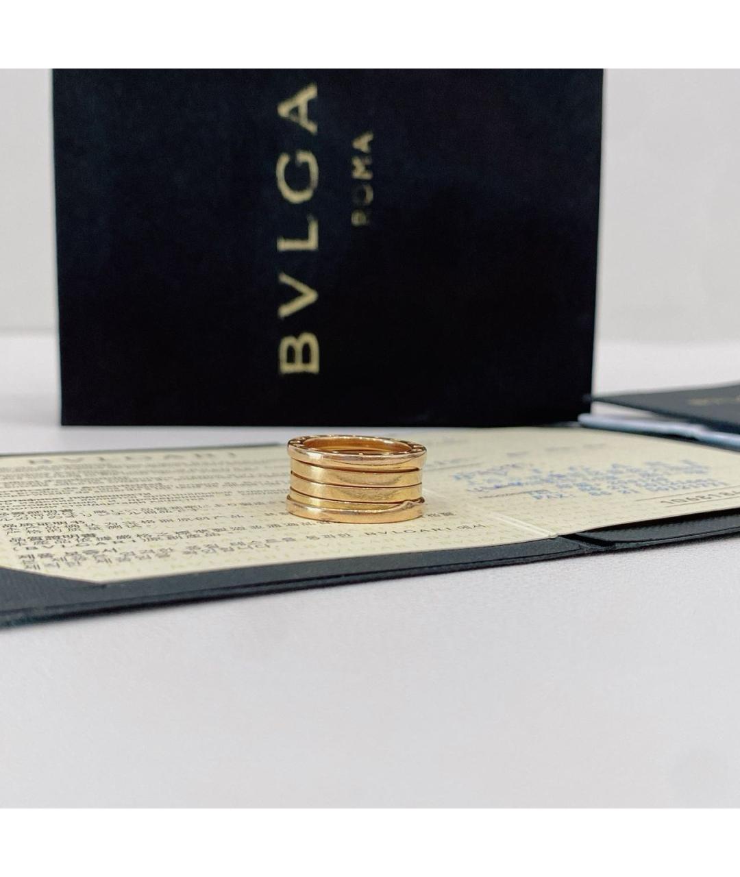 BVLGARI Золотое кольцо из розового золота, фото 7