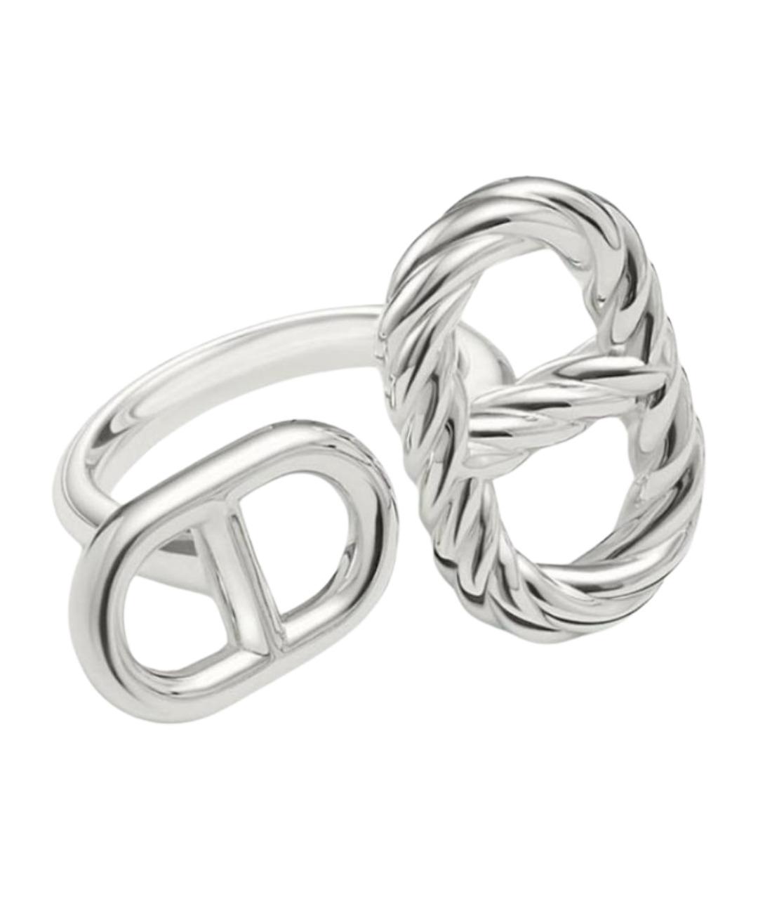 HERMES Серебряное серебряное кольцо, фото 1