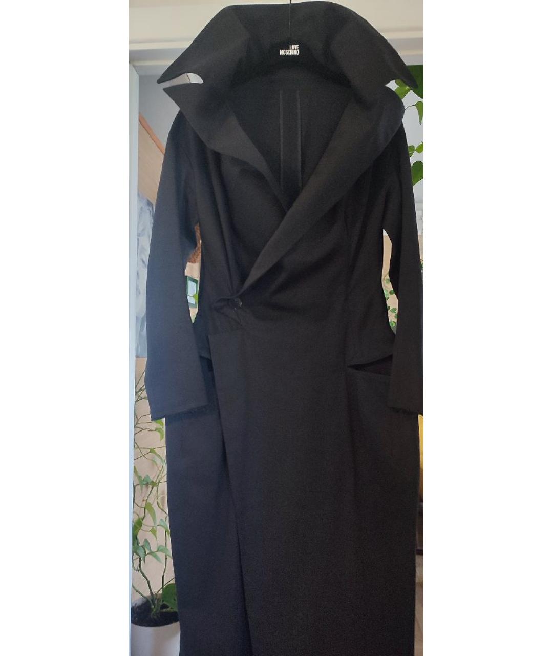 YOHJI YAMAMOTO Черное хлопковое пальто, фото 3