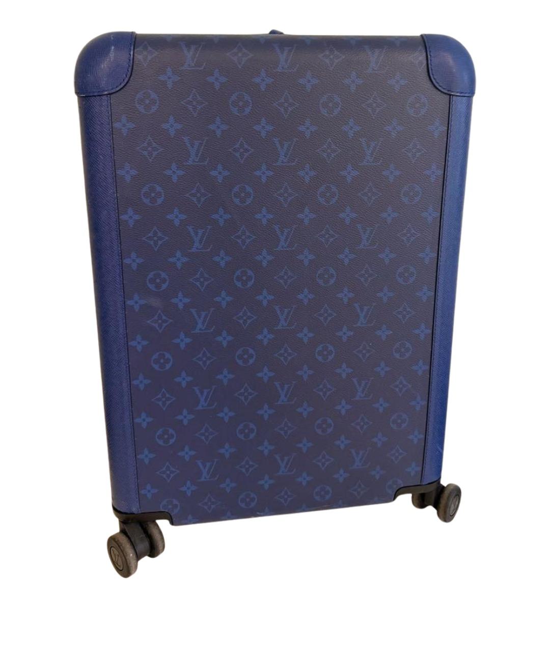 LOUIS VUITTON Синий чемодан из канвы, фото 1