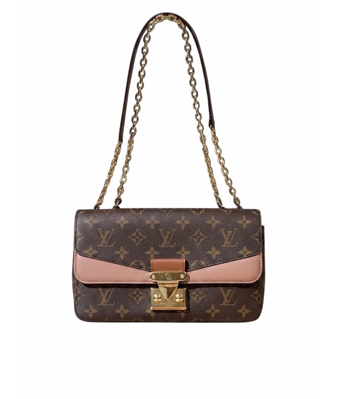 LOUIS VUITTON Коричневая сумка через плечо из канвы, фото 1