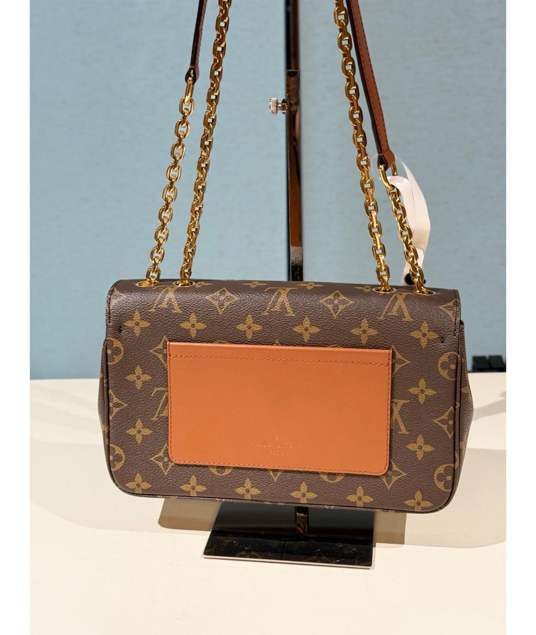 LOUIS VUITTON Коричневая сумка через плечо из канвы, фото 5