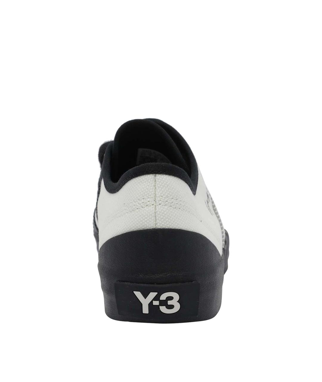 Y-3 Белые резиновые низкие кроссовки / кеды, фото 4