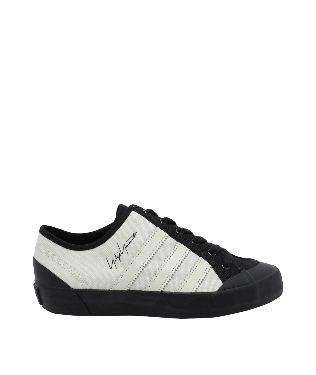 Y-3 Белые резиновые низкие кроссовки / кеды, фото 1