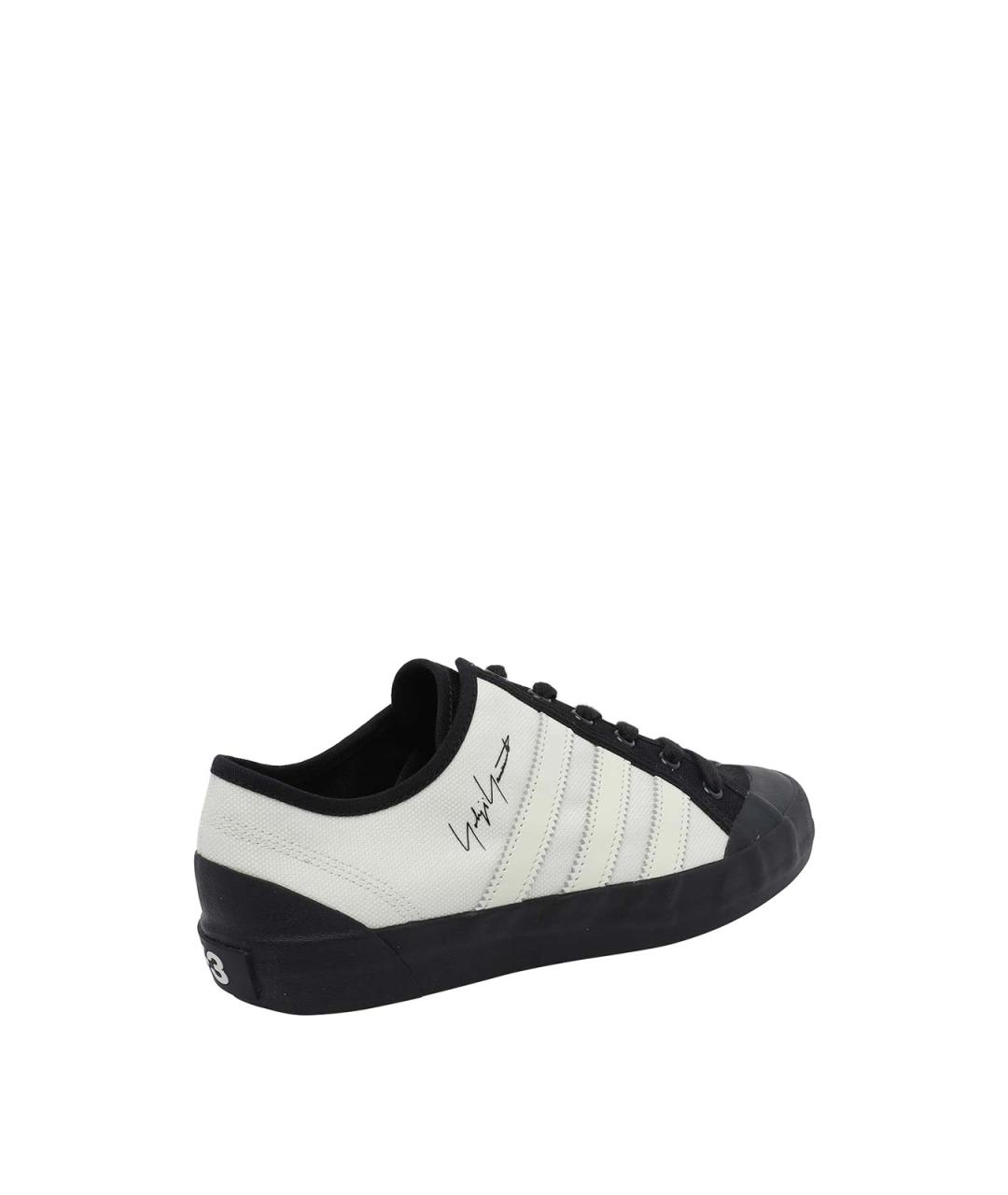 Y-3 Белые резиновые низкие кроссовки / кеды, фото 3