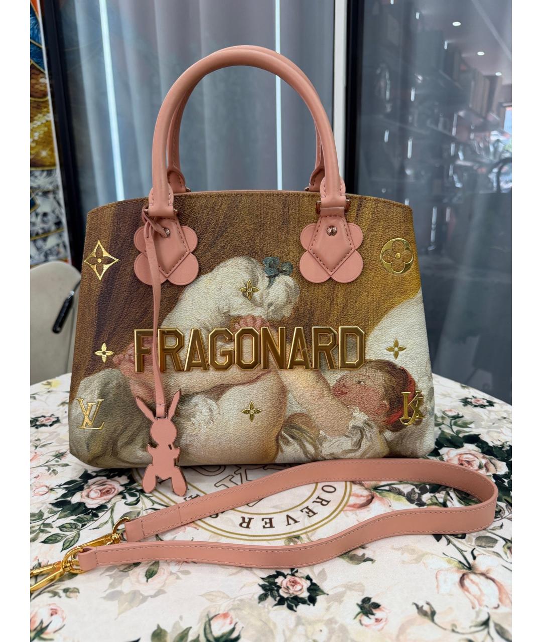 LOUIS VUITTON Коричневая сумка тоут, фото 8