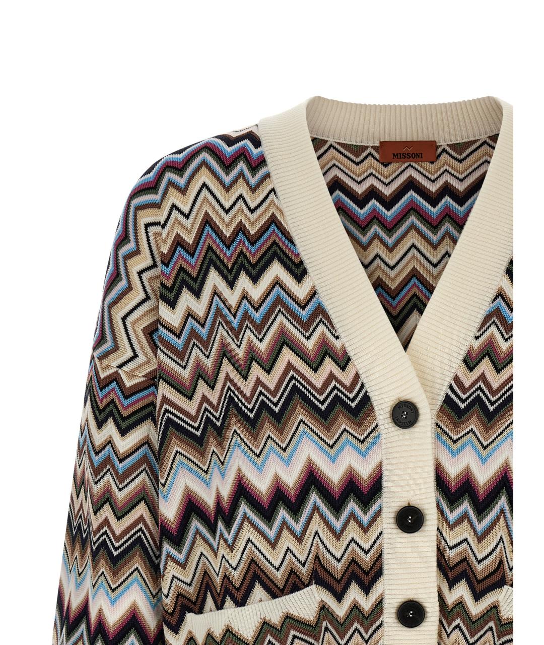 MISSONI Мульти вискозный кардиган, фото 3