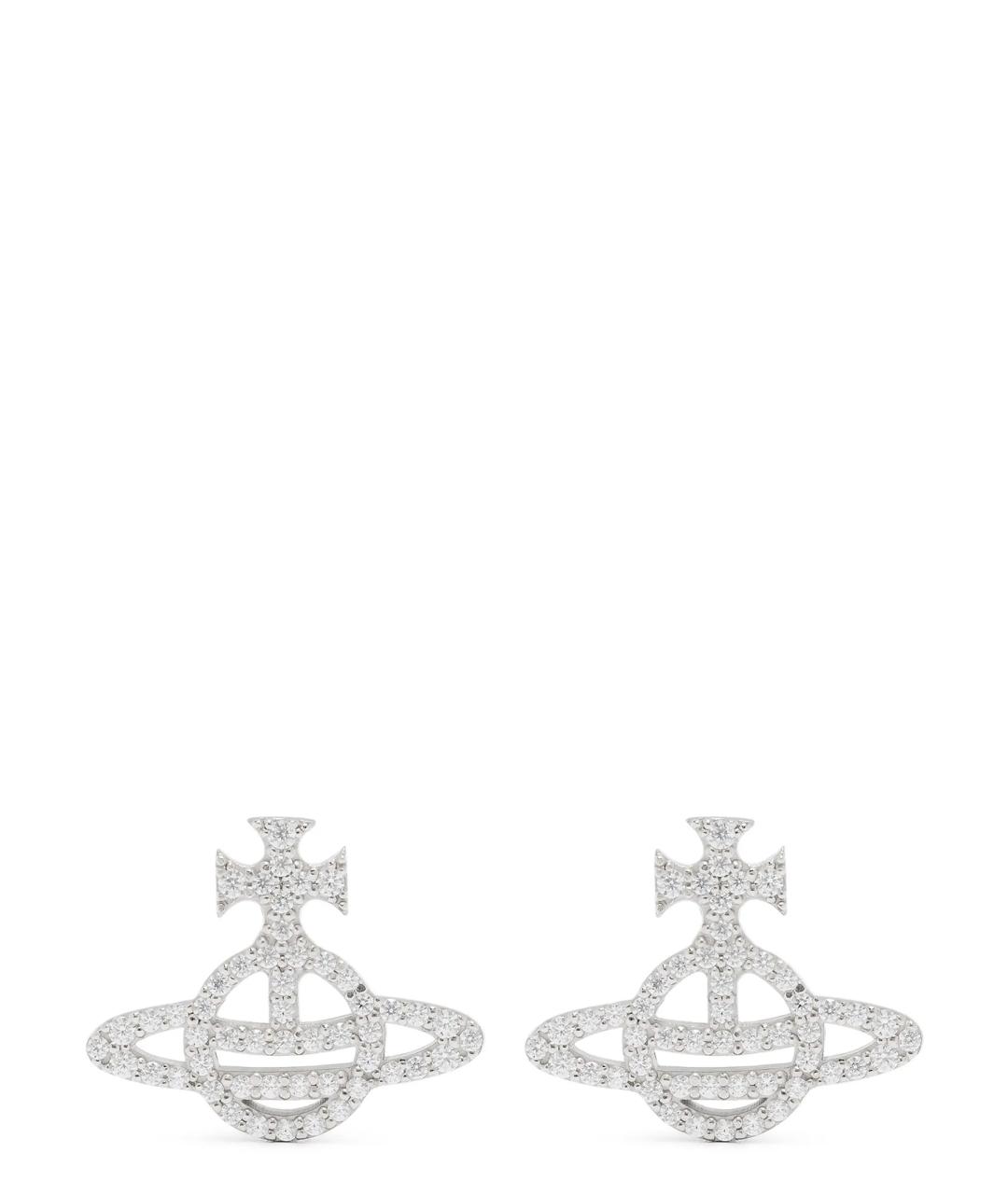 VIVIENNE WESTWOOD Серебряные металлические серьги, фото 3