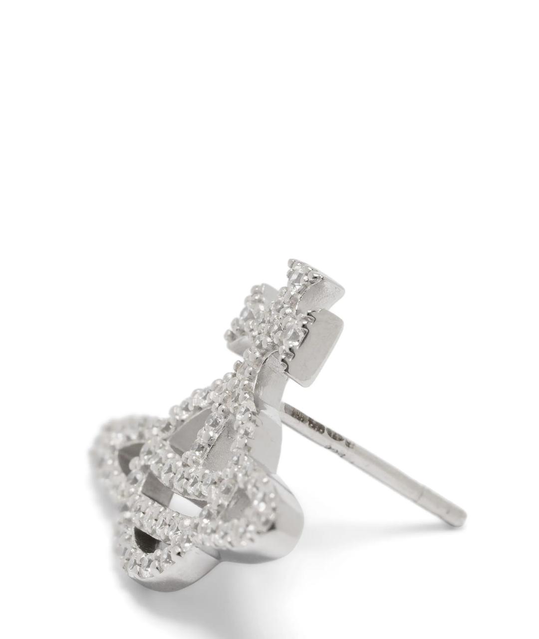 VIVIENNE WESTWOOD Серебряные металлические серьги, фото 2