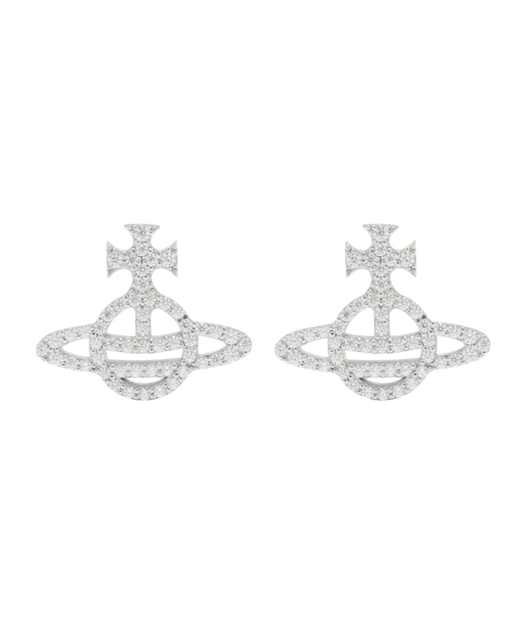 VIVIENNE WESTWOOD Серебряные металлические серьги, фото 1