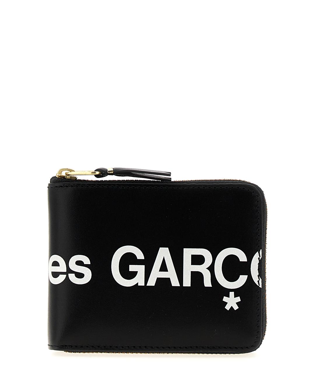 COMME DES GARÇONS WALLET Черный кожаный кошелек, фото 1