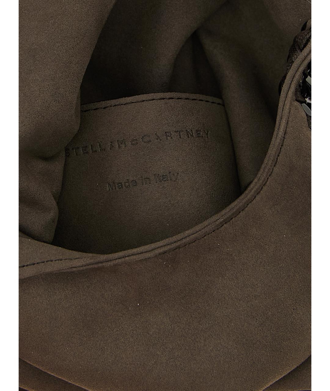 STELLA MCCARTNEY Серая синтетическая сумка тоут, фото 4