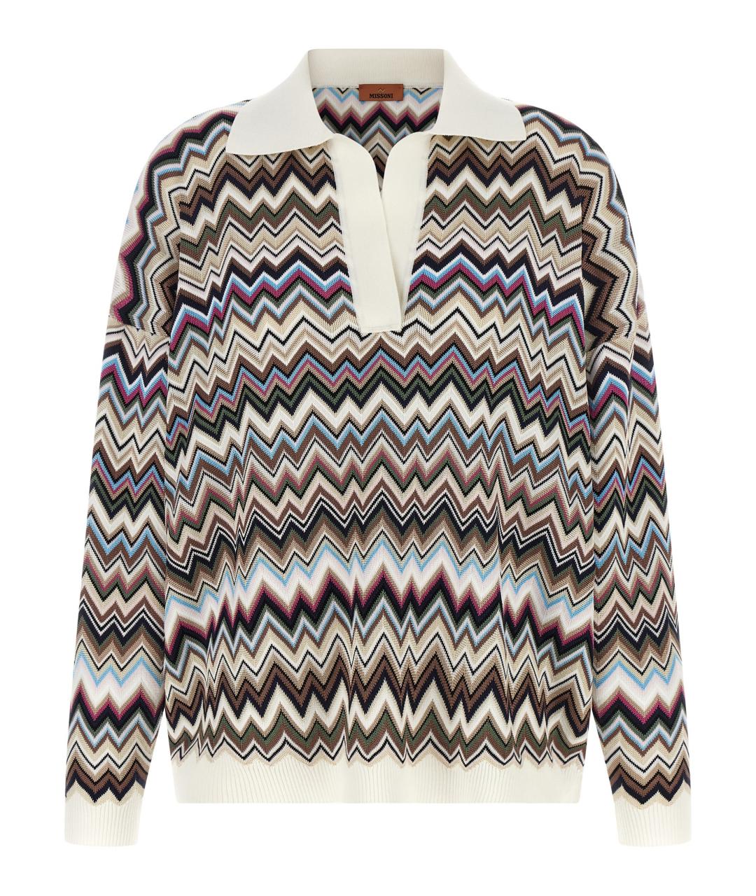 MISSONI Мульти вискозный джемпер / свитер, фото 1