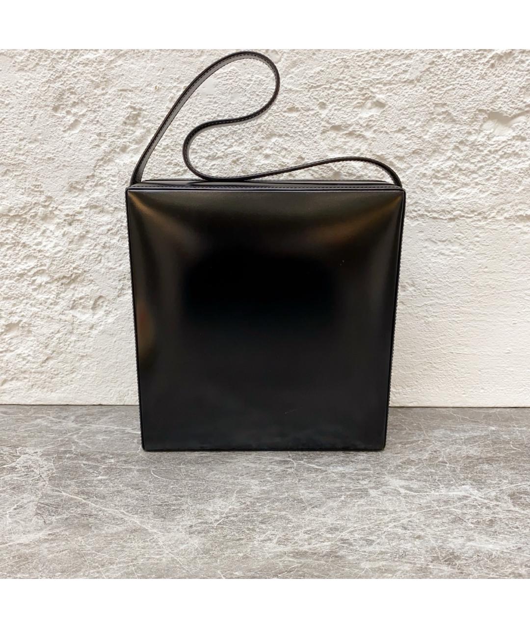 LOEWE Черная кожаная сумка тоут, фото 2