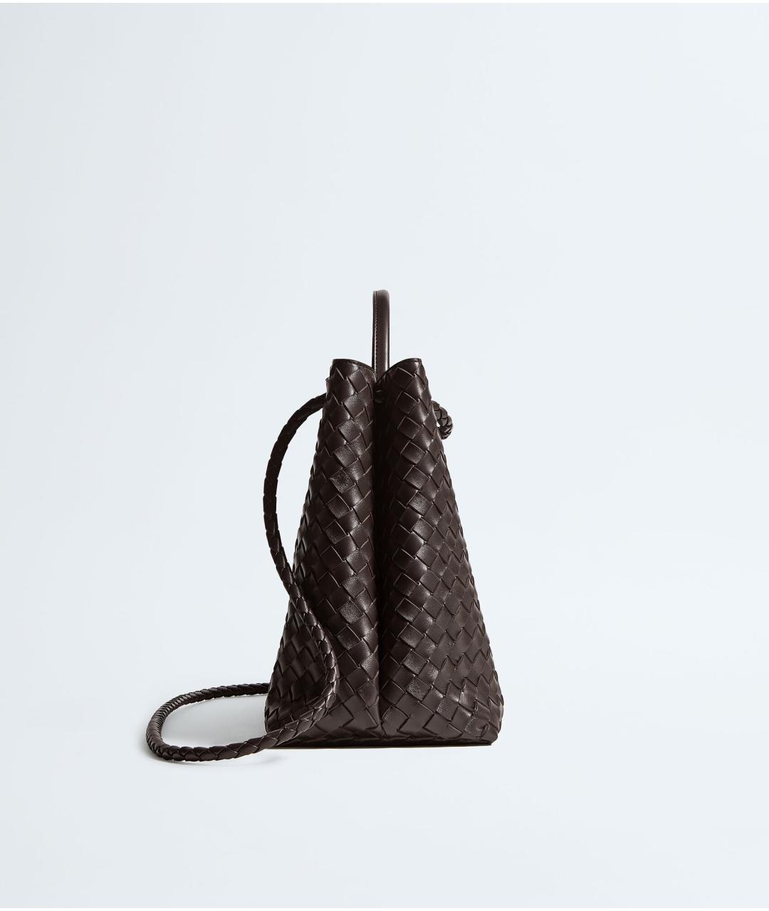 BOTTEGA VENETA Коричневая кожаная сумка тоут, фото 4