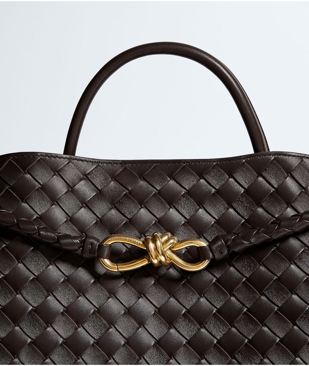 BOTTEGA VENETA Коричневая кожаная сумка тоут, фото 6