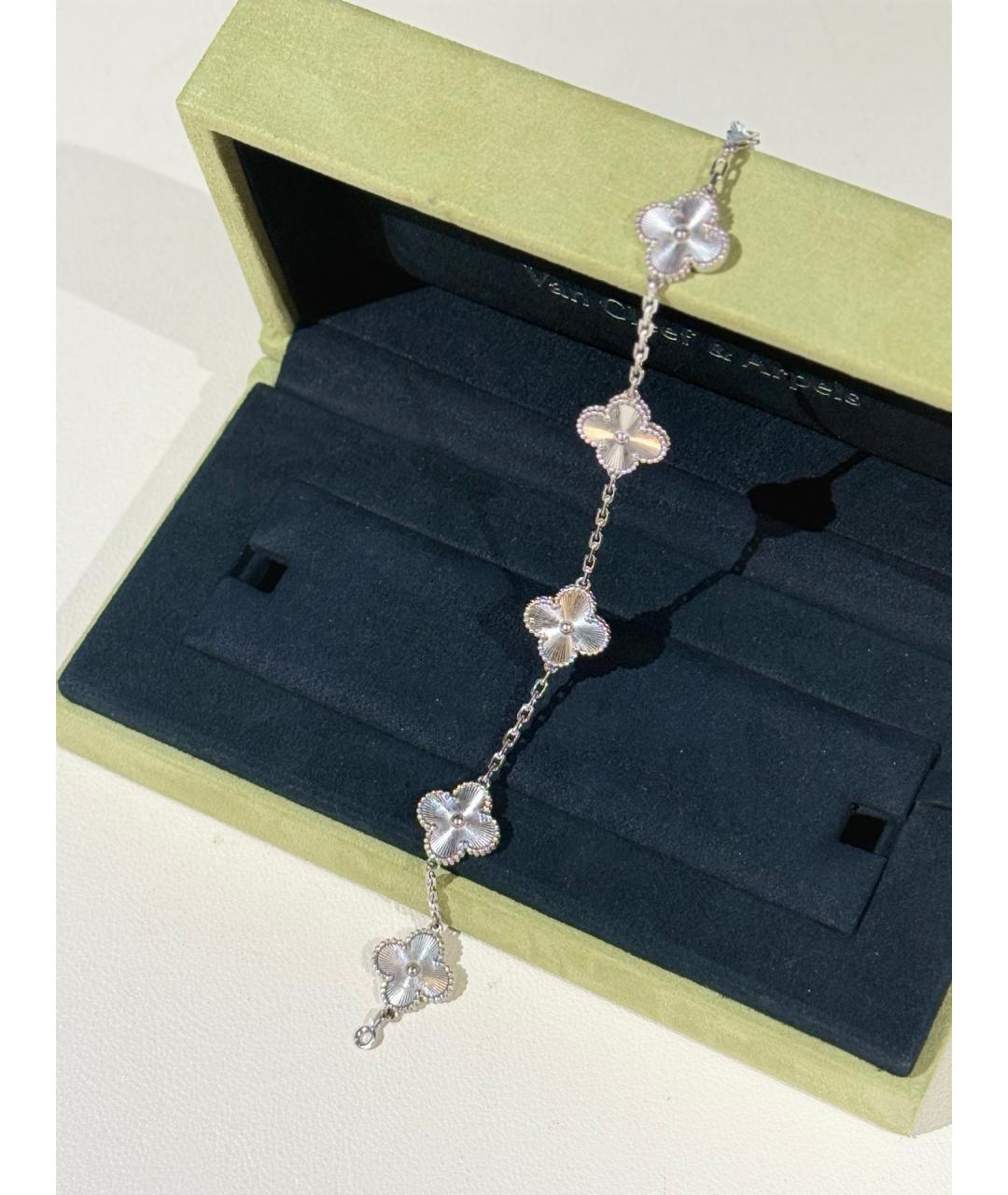 VAN CLEEF & ARPELS Серебряный браслет из белого золота, фото 2