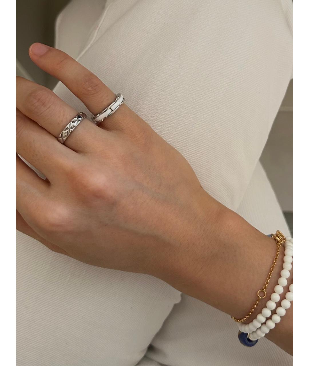 CHANEL Серебряное кольцо из белого золота, фото 6