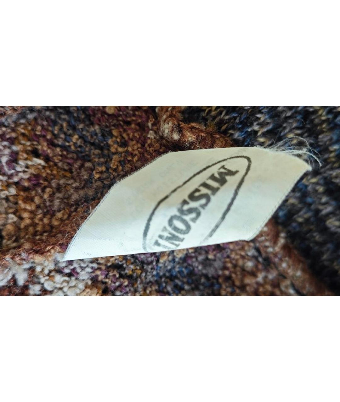 MISSONI Коричневая шерстяная жилетка, фото 7