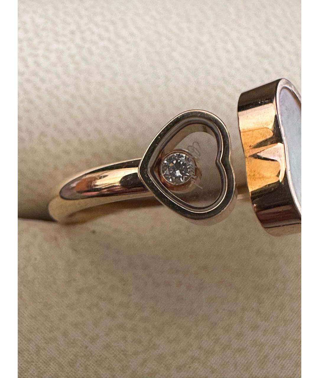 CHOPARD Белое кольцо из розового золота, фото 3