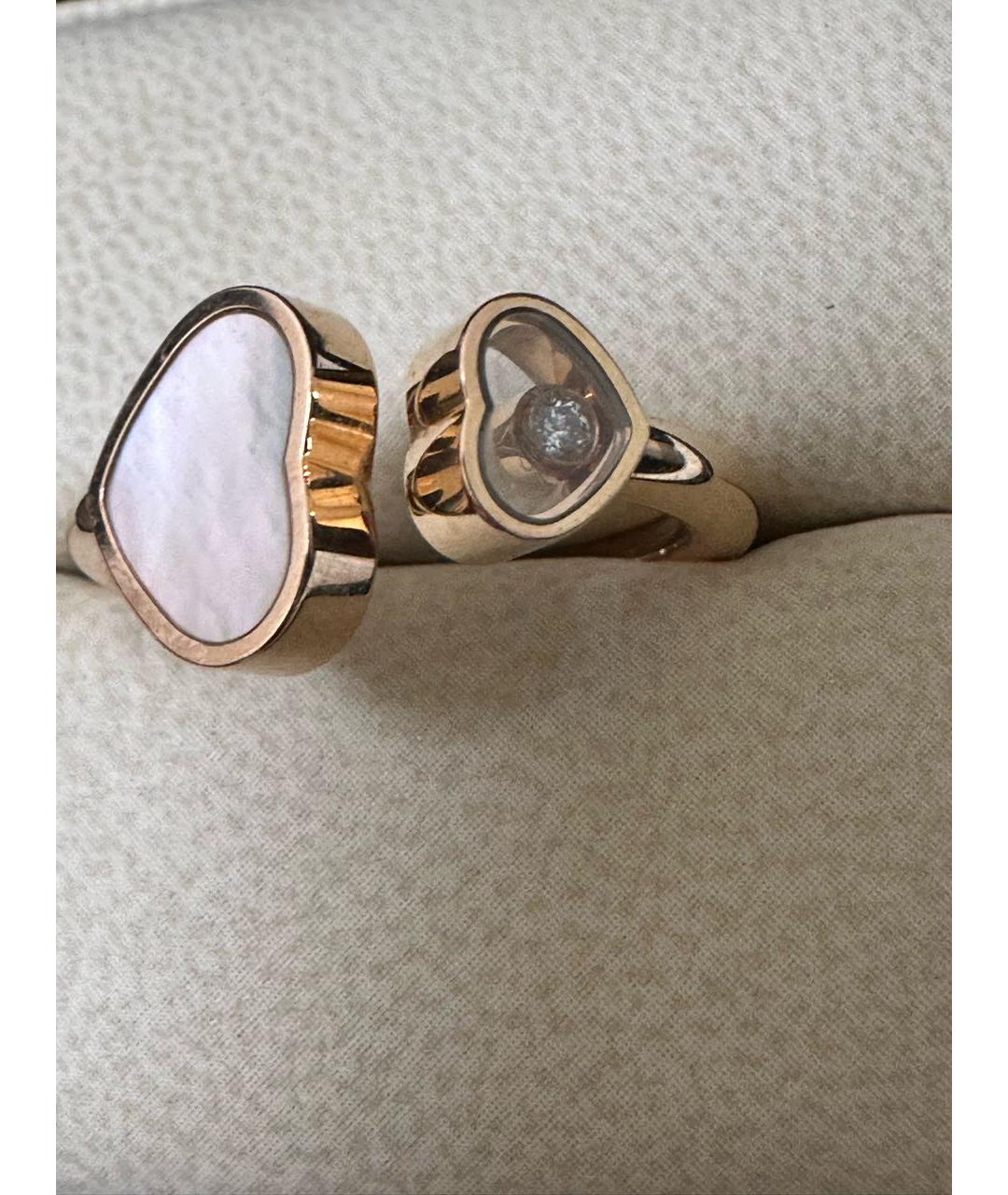 CHOPARD Белое кольцо из розового золота, фото 5