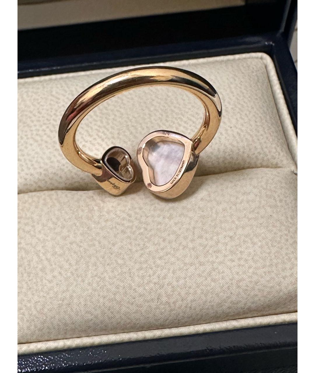 CHOPARD Белое кольцо из розового золота, фото 2