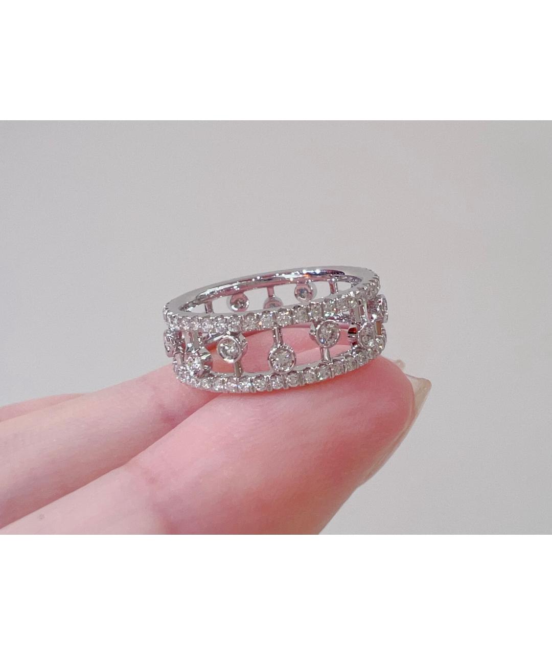 DE BEERS Серебряное кольцо из белого золота, фото 3