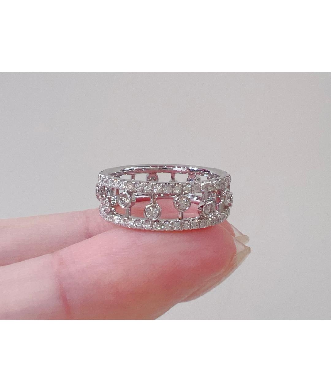 DE BEERS Серебряное кольцо из белого золота, фото 2