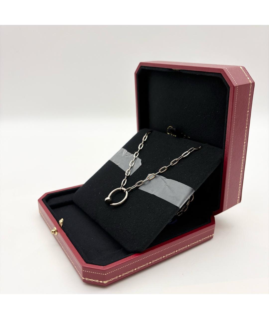 CARTIER Серебряное колье из белого золота, фото 3