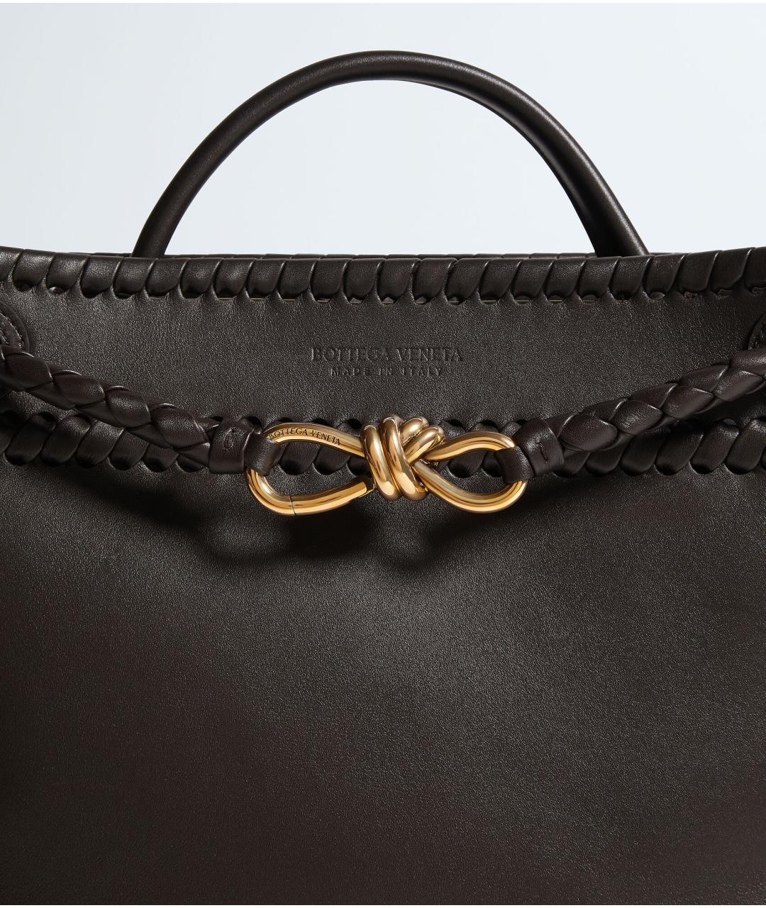 BOTTEGA VENETA Коричневая кожаная сумка тоут, фото 7