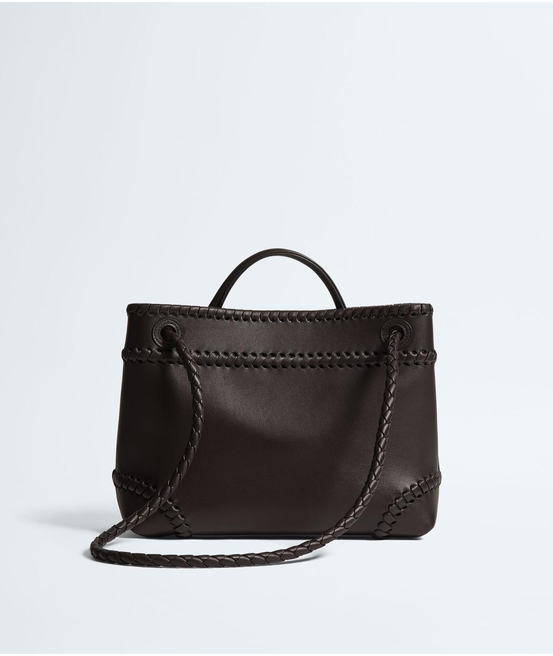 BOTTEGA VENETA Коричневая кожаная сумка тоут, фото 5