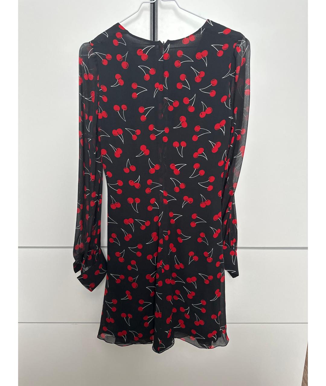 SAINT LAURENT Черное шелковое коктейльное платье, фото 2