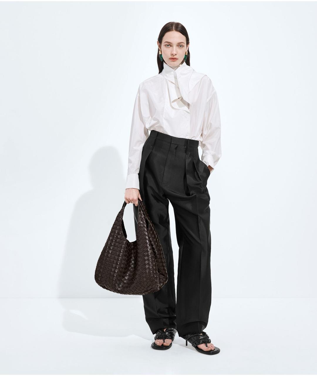 BOTTEGA VENETA Коричневая кожаная сумка тоут, фото 3