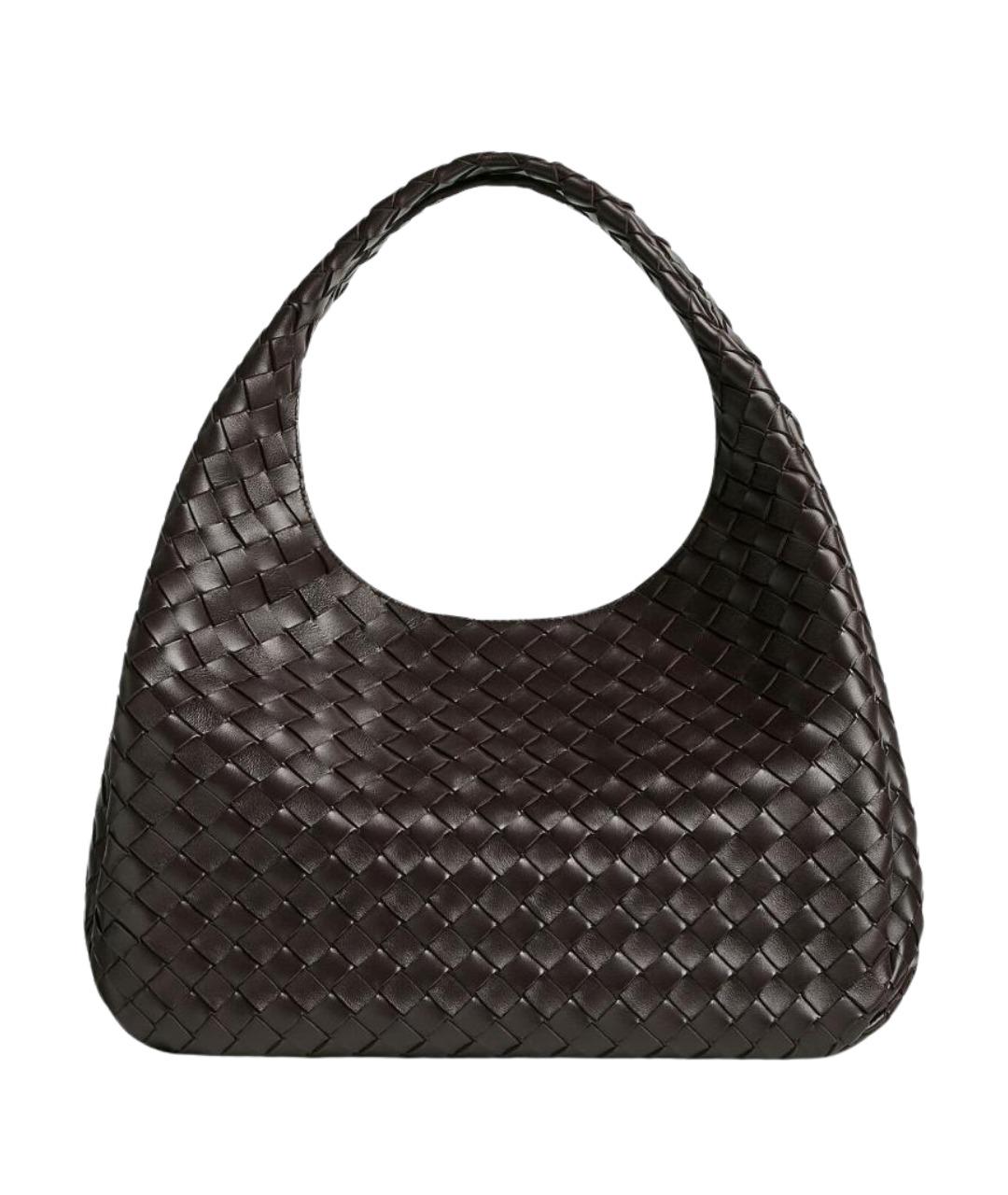 BOTTEGA VENETA Коричневая кожаная сумка тоут, фото 1