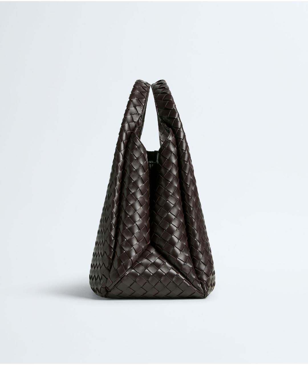 BOTTEGA VENETA Коричневая кожаная сумка тоут, фото 5