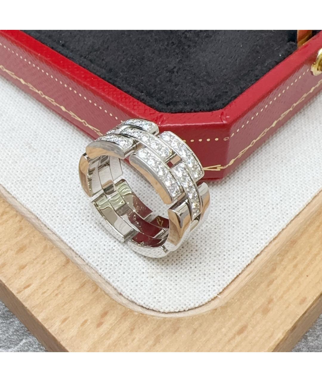 CARTIER Серебряное кольцо из белого золота, фото 4