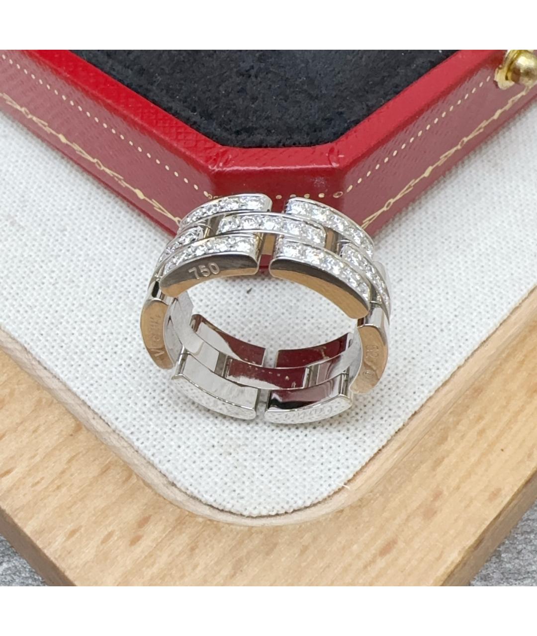 CARTIER Серебряное кольцо из белого золота, фото 5