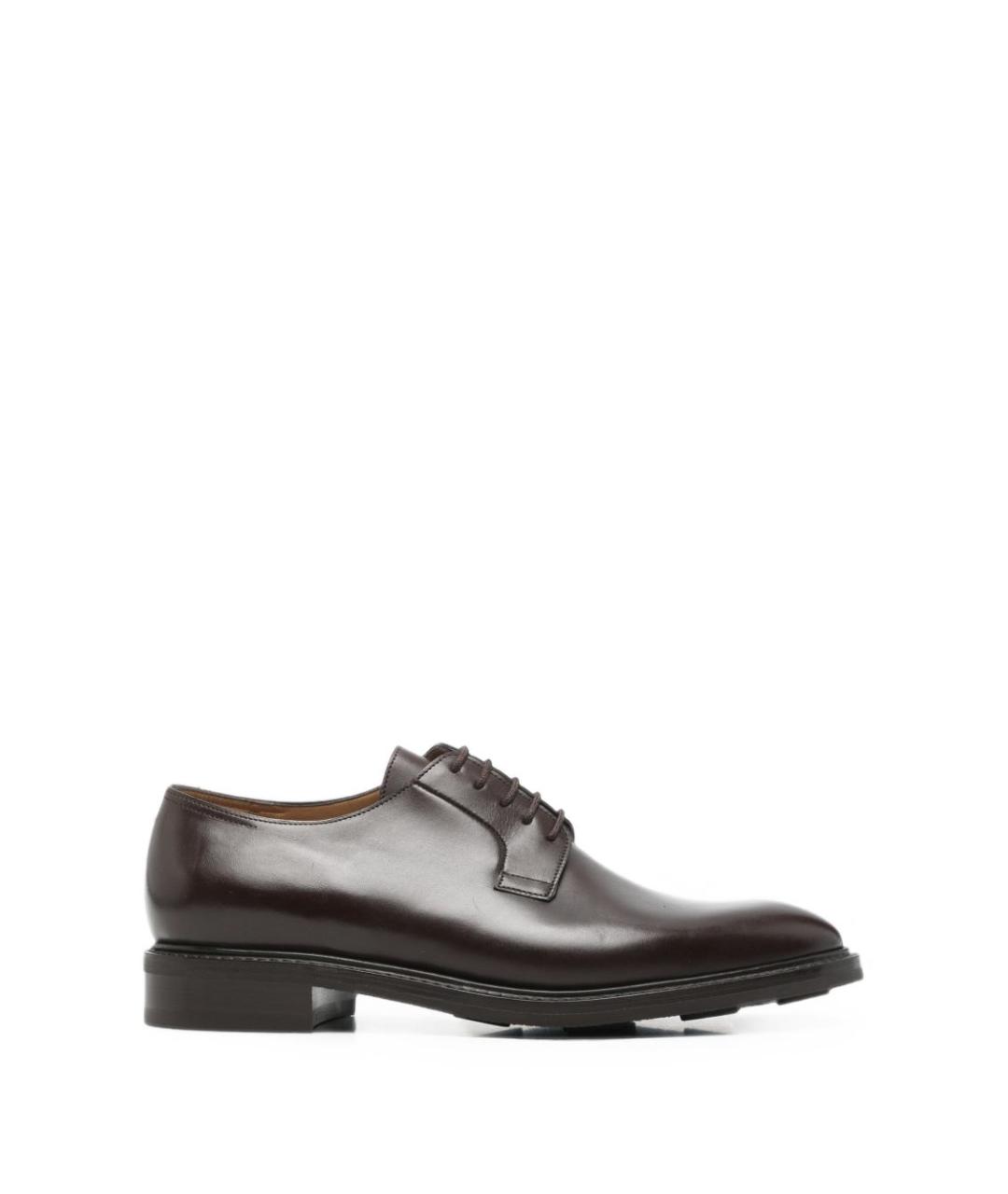 JOHN LOBB Коричневые кожаные туфли, фото 1