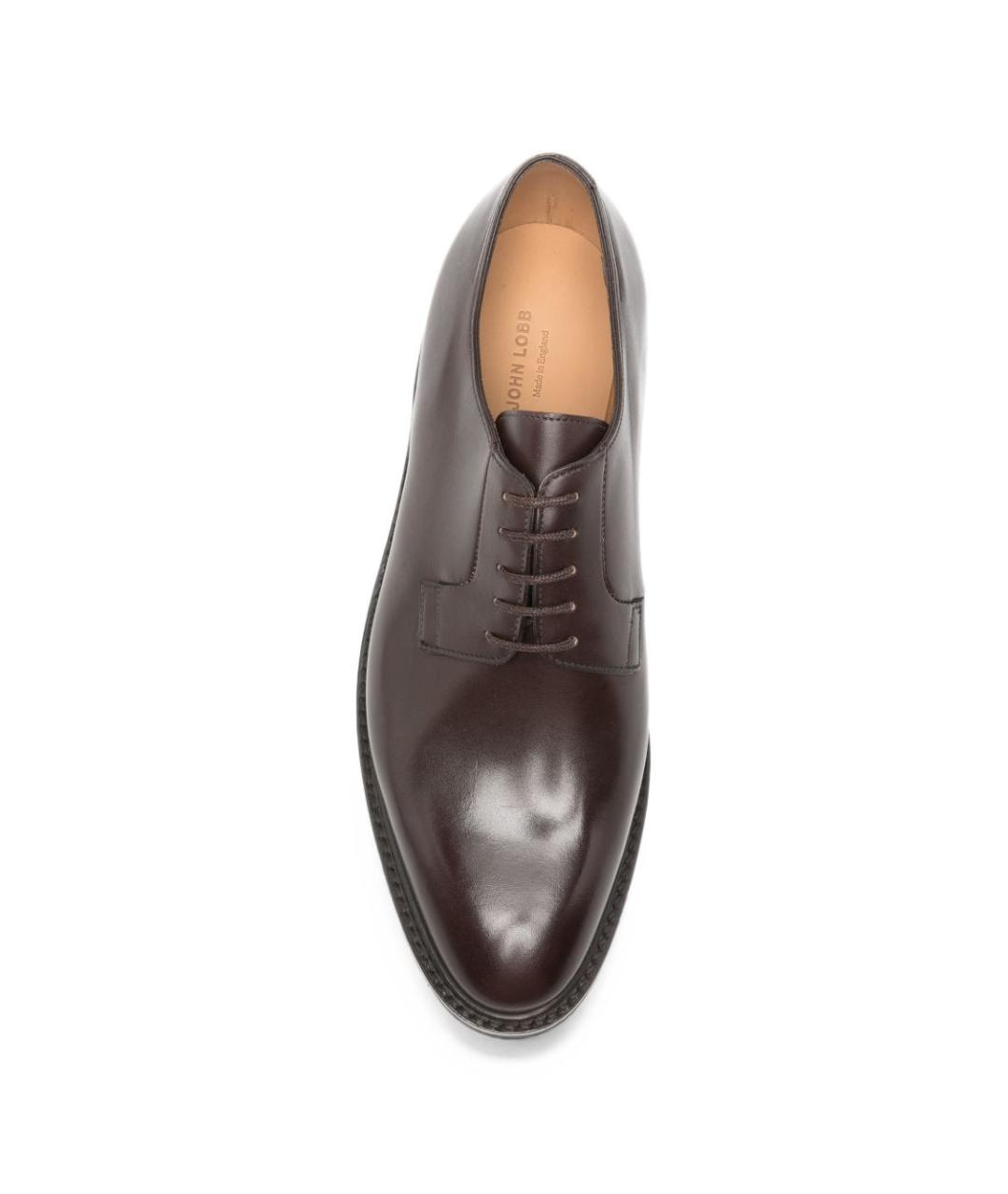 JOHN LOBB Коричневые кожаные туфли, фото 4