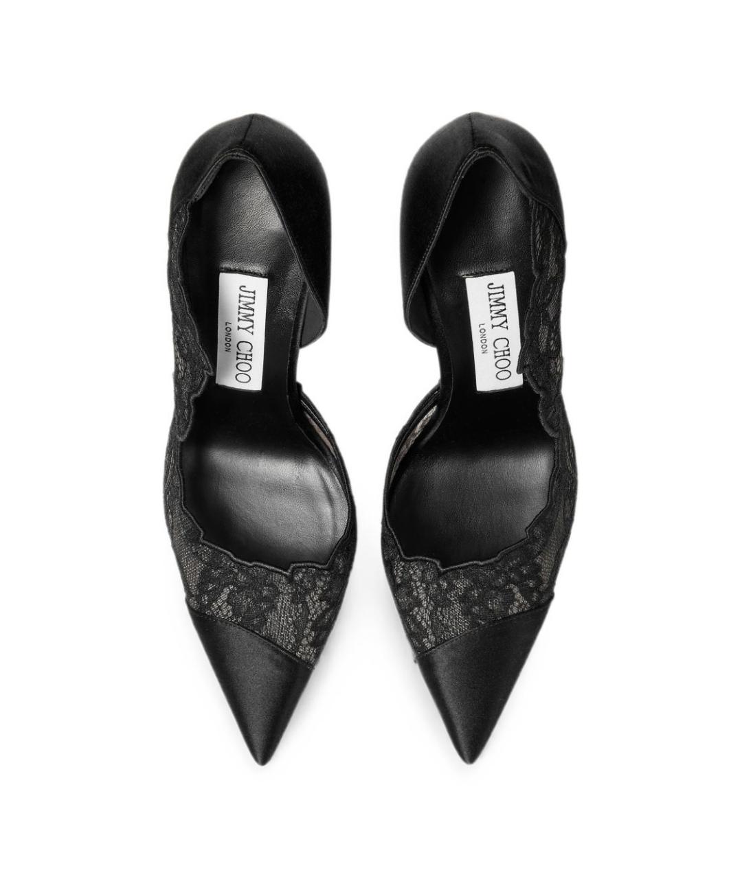 JIMMY CHOO Черные текстильные туфли, фото 2