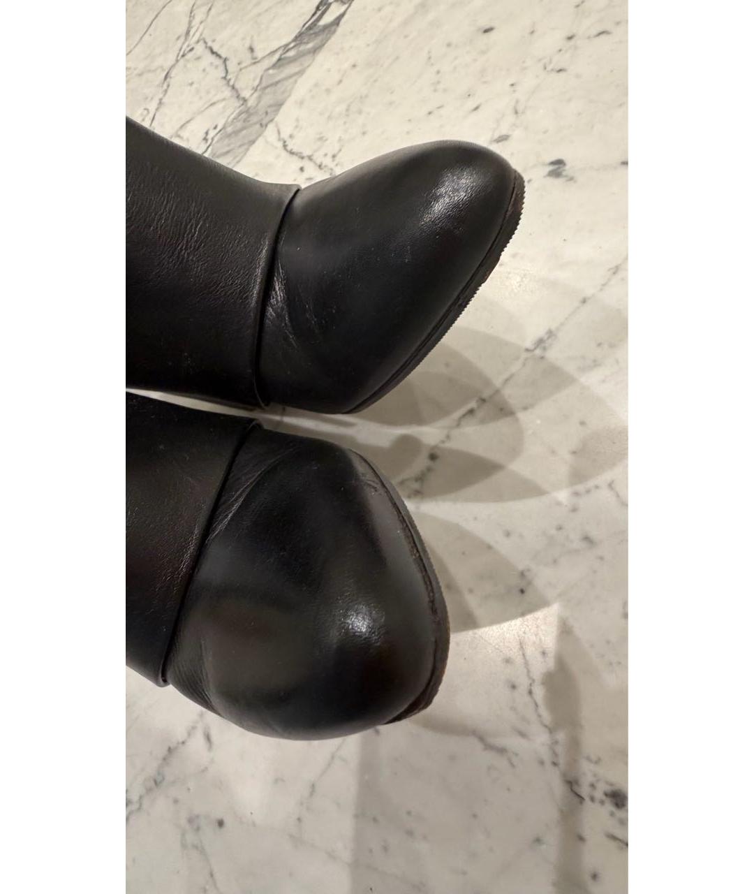 GIVENCHY Черные кожаные сапоги, фото 7