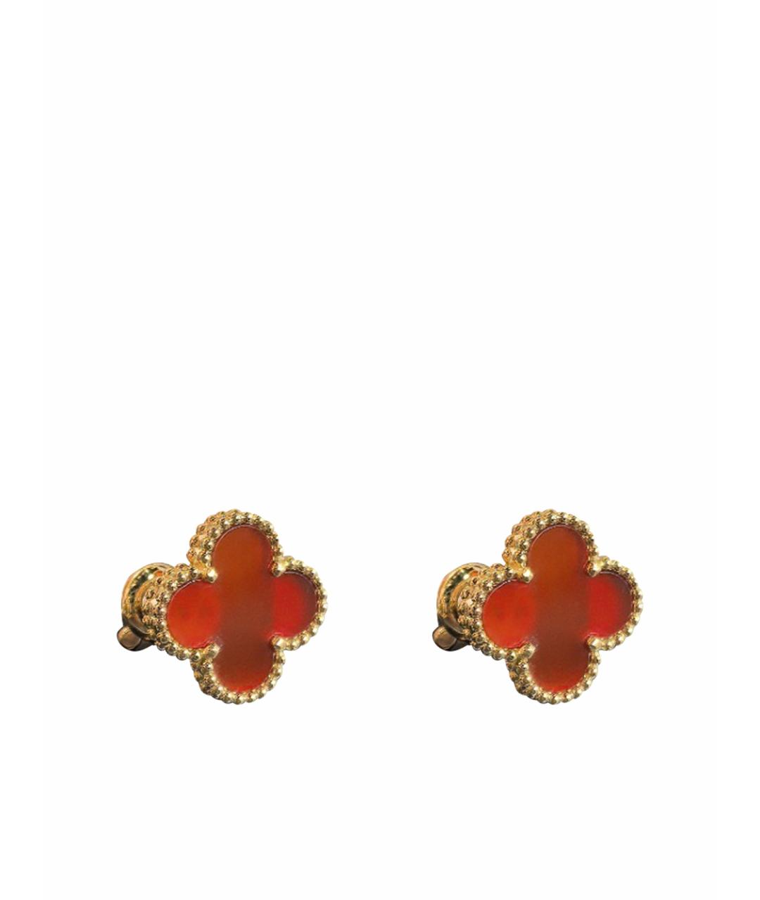 VAN CLEEF & ARPELS Золотые серьги из розового золота, фото 1