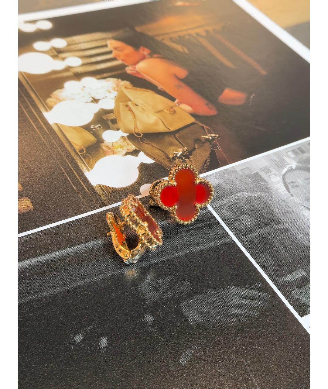 VAN CLEEF & ARPELS Золотые серьги из розового золота, фото 2