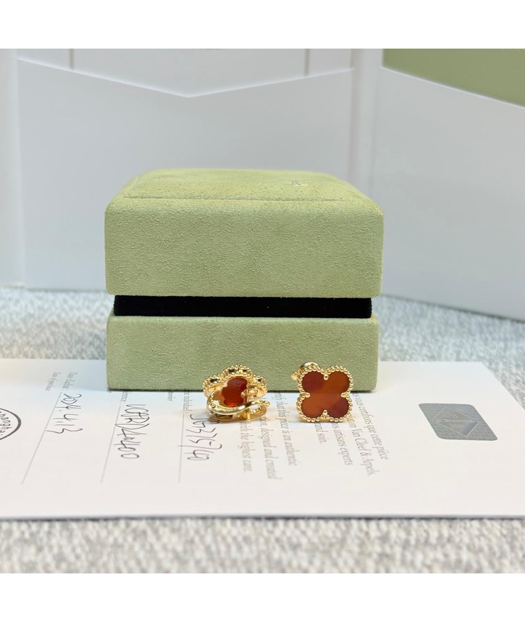 VAN CLEEF & ARPELS Золотые серьги из розового золота, фото 6