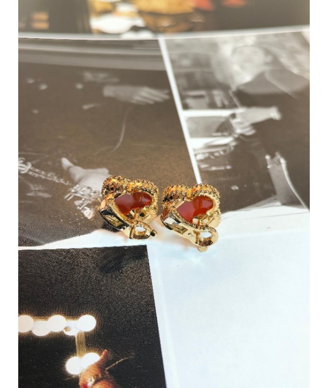 VAN CLEEF & ARPELS Золотые серьги из розового золота, фото 4