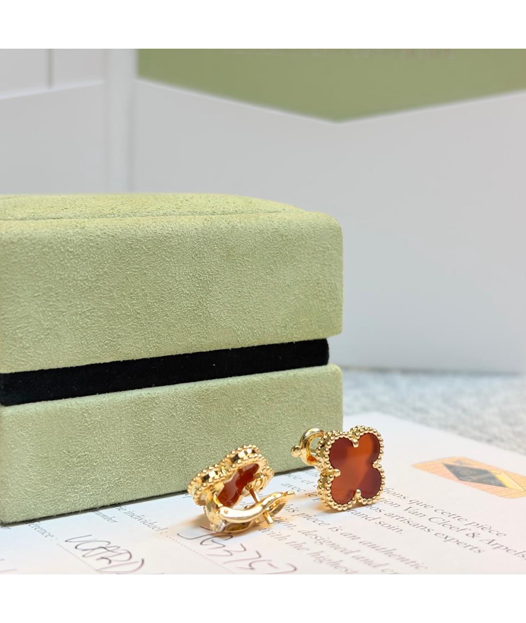 VAN CLEEF & ARPELS Золотые серьги из розового золота, фото 5