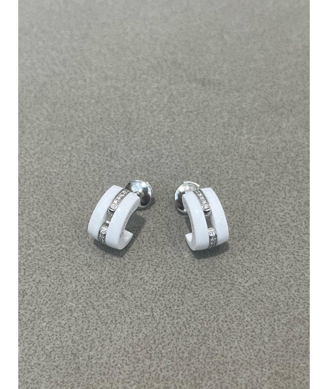 CHANEL Белые серьги из белого золота, фото 5