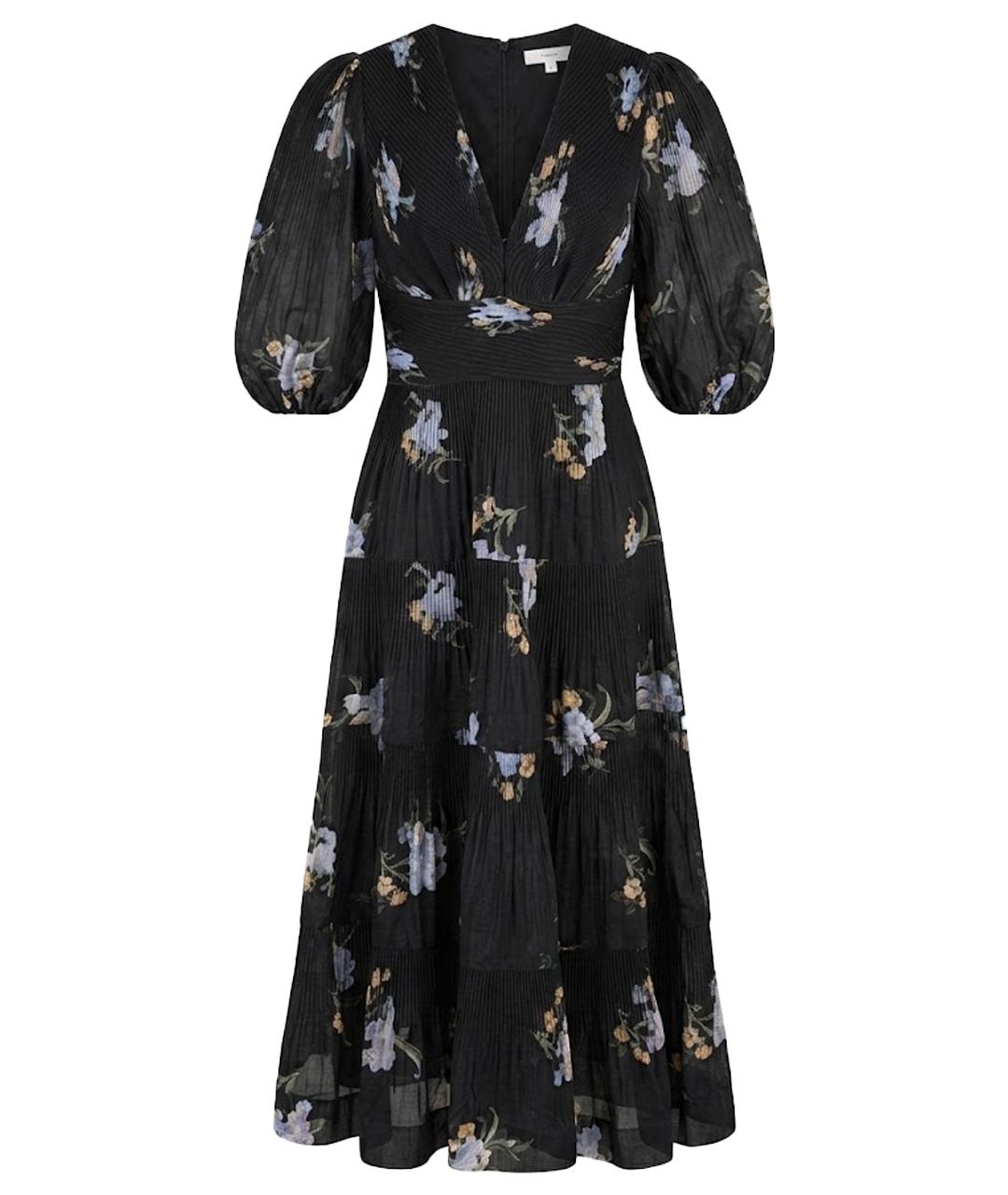 ZIMMERMANN Черное полиэстеровое коктейльное платье, фото 1