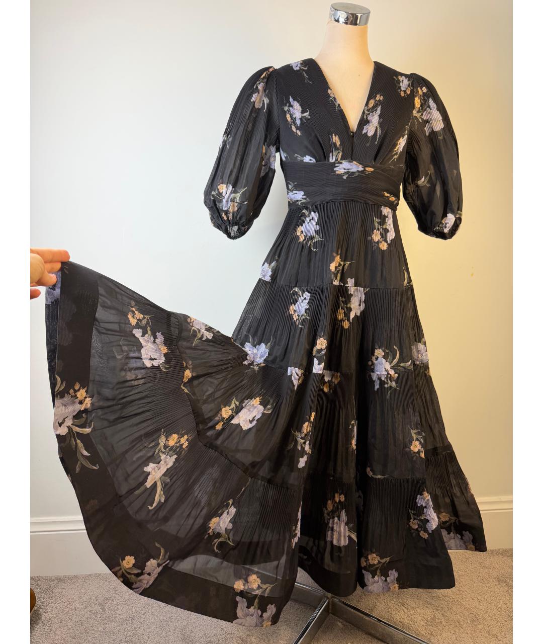 ZIMMERMANN Черное полиэстеровое коктейльное платье, фото 4