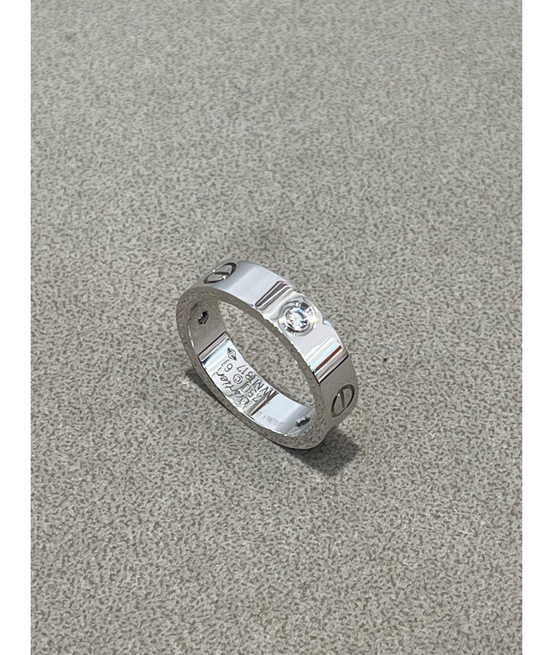 CARTIER Серебряное кольцо из белого золота, фото 3